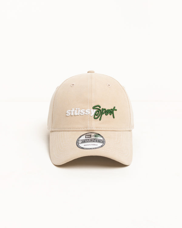 stüssy NEW ERA 9TWENTY STÜSSY SPORT STRAPBACK Khaki