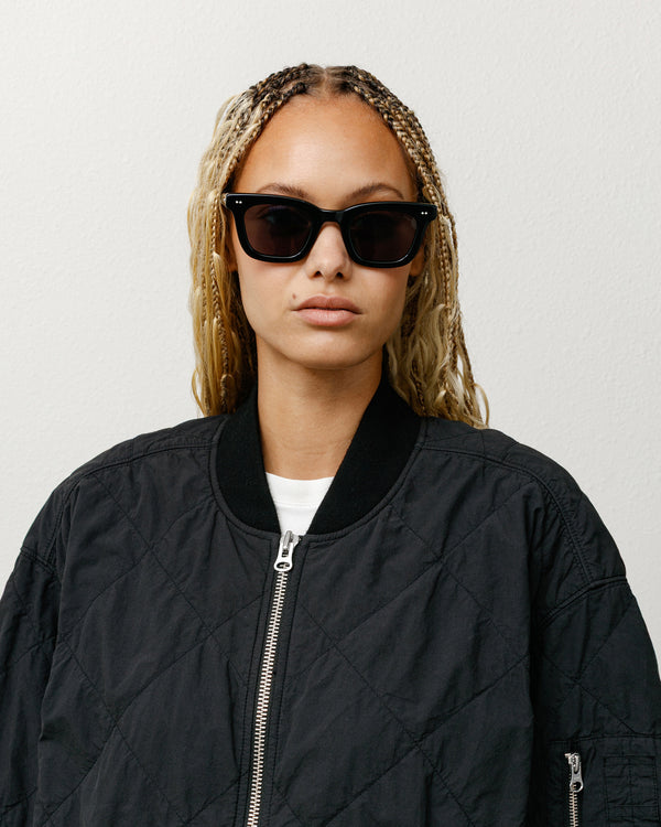 Stüssy ACE SUNGLASSES Black/Black Lens