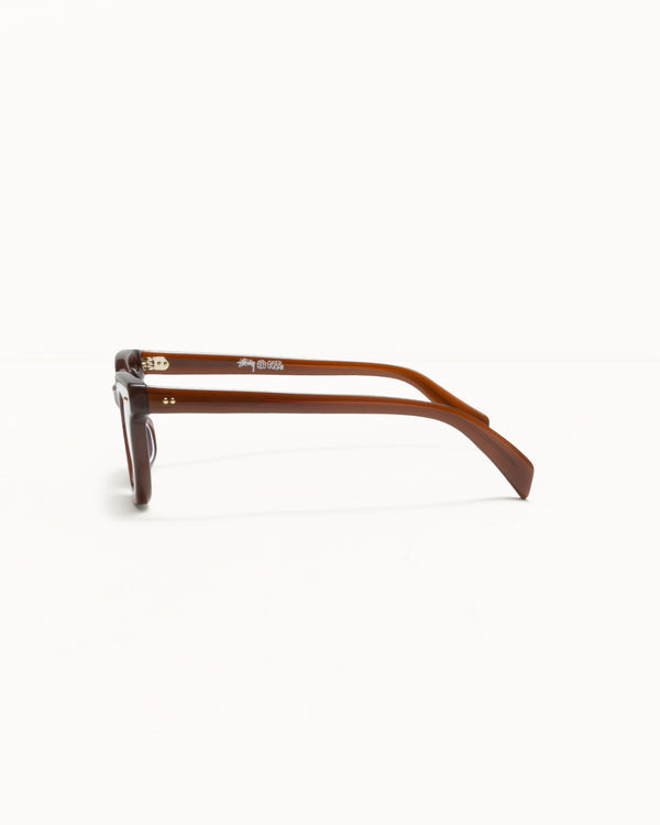 Stüssy ACE SUNGLASSES Dark Brown/Brown Lens