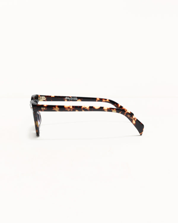 Stüssy ACE SUNGLASSES Tortoise/Dark Green Lens