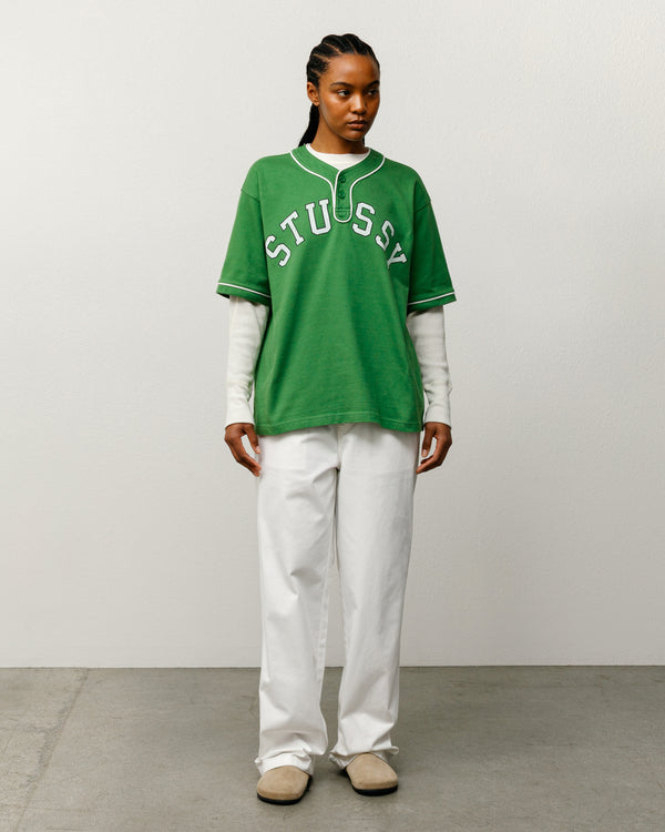 Stüssy ARCH BASEBALL JERSEY Green