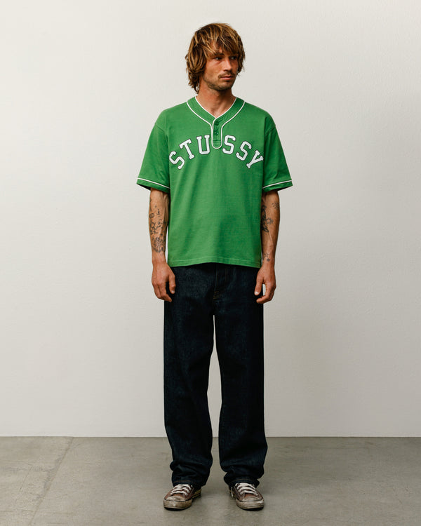 stüssy ARCH BASEBALL JERSEY Green