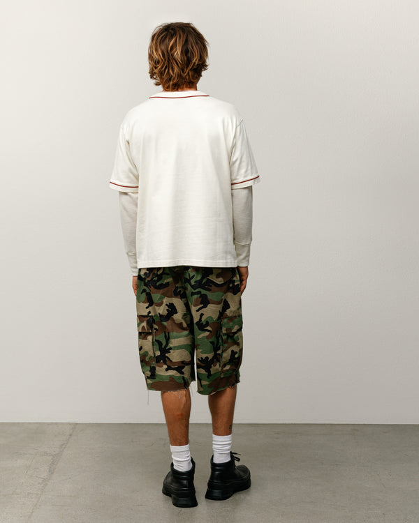 Stüssy ARCH BASEBALL JERSEY Natural