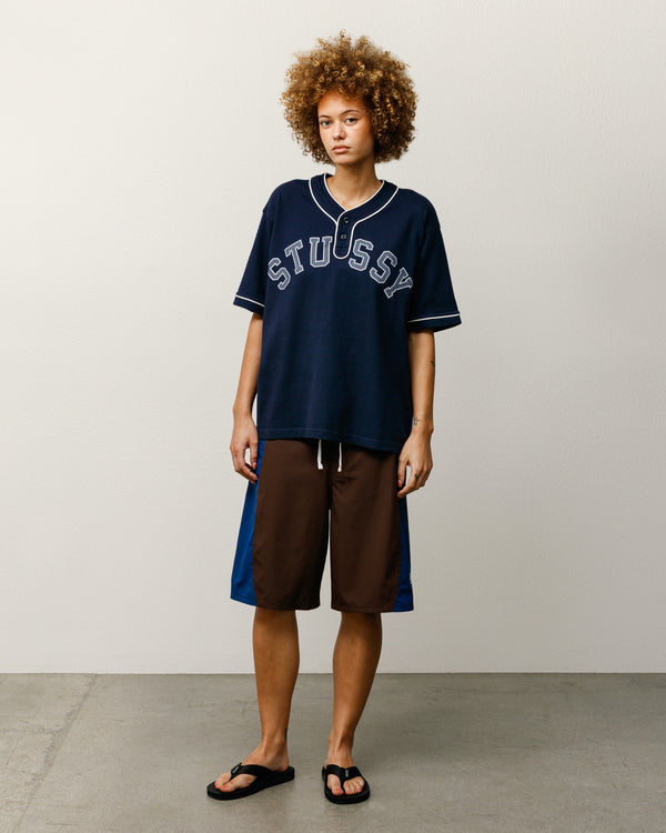 Stüssy ARCH BASEBALL JERSEY Navy