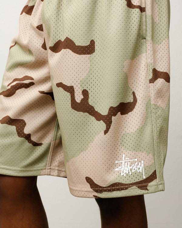 Stüssy BASIC MESH SHORT Sand Camo