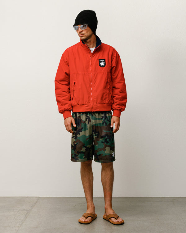 stüssy BASIC MESH SHORT Woodland Camo