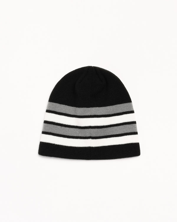 Stüssy BASIC STRIPE SKULLCAP Black