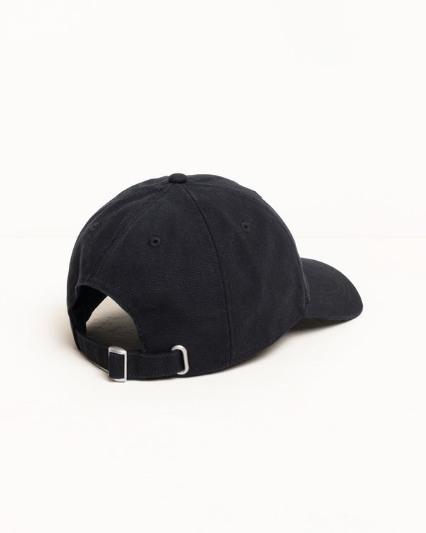 Stüssy BASIC STÜSSY CAP CANVAS Black