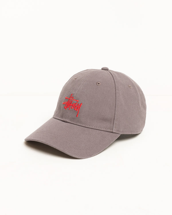 Stüssy BASIC STÜSSY CAP CANVAS Grey