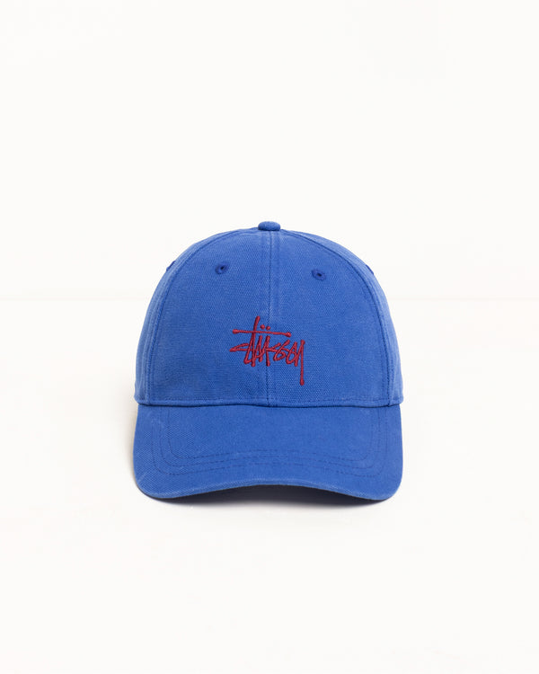 stüssy BASIC STÜSSY CAP CANVAS Royal
