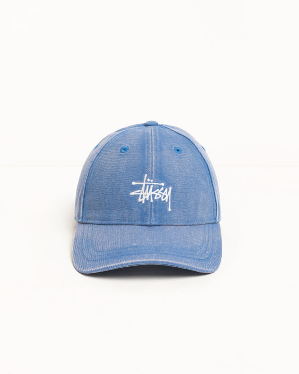 stüssy BASIC STÜSSY CAP WASHED CANVAS Blue