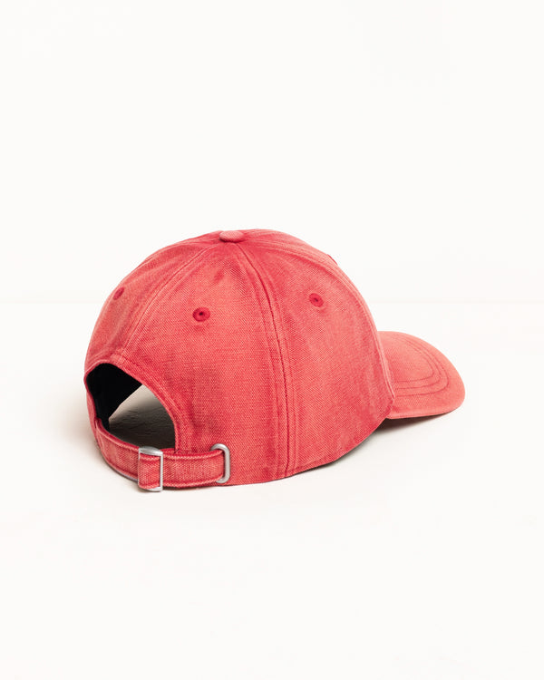 Stüssy BASIC STÜSSY CAP WASHED CANVAS Red