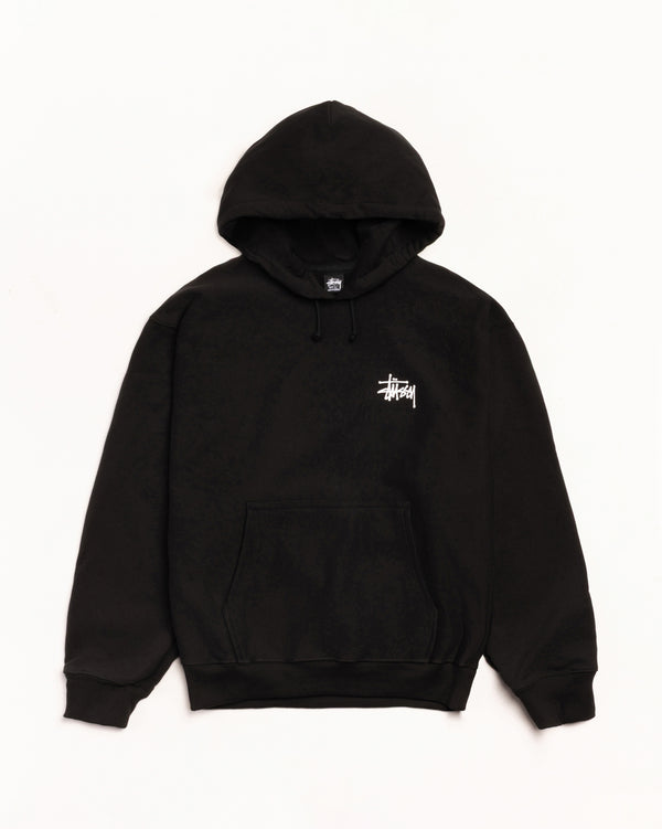 stüssy BASIC STÜSSY HOODIE Black