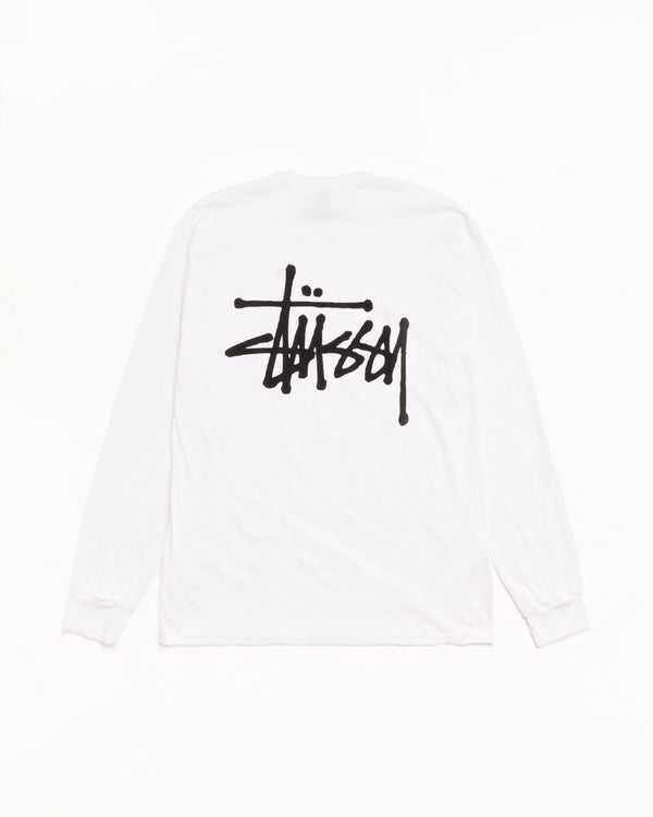 Stüssy BASIC STÜSSY LS TEE White