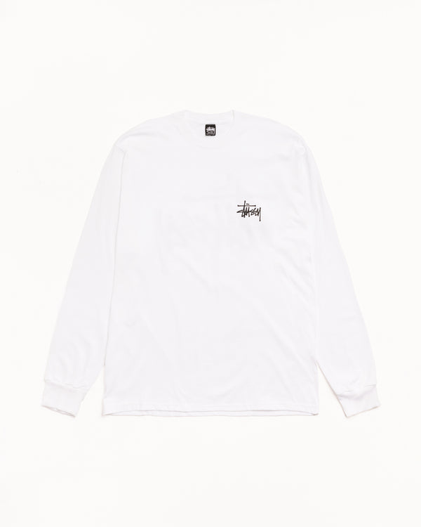 stüssy BASIC STÜSSY LS TEE White