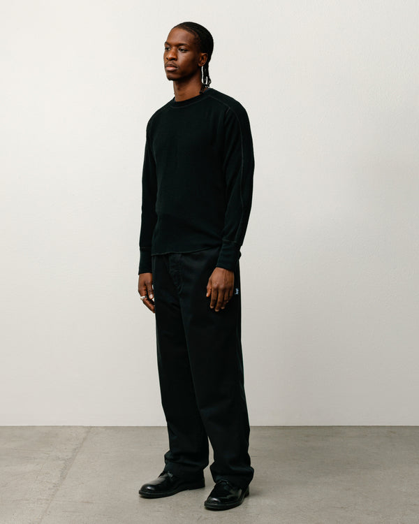 Stüssy BEACH PANT COTTON TWILL Black