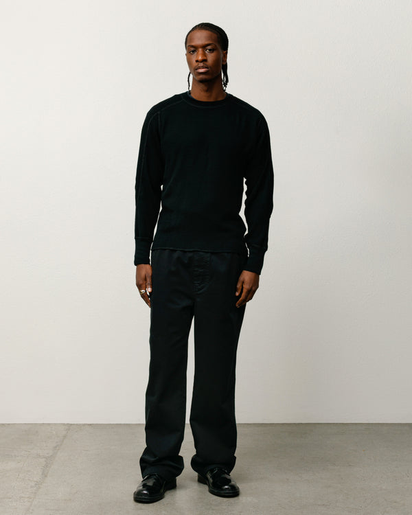 stüssy BEACH PANT COTTON TWILL Black