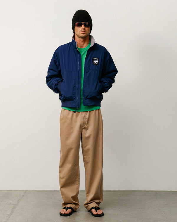 stüssy BEACH PANT COTTON TWILL Khaki