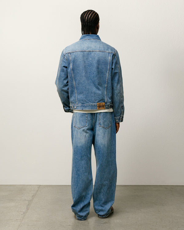 Stüssy BIG OL' JEAN DENIM Indigo Stone Wash