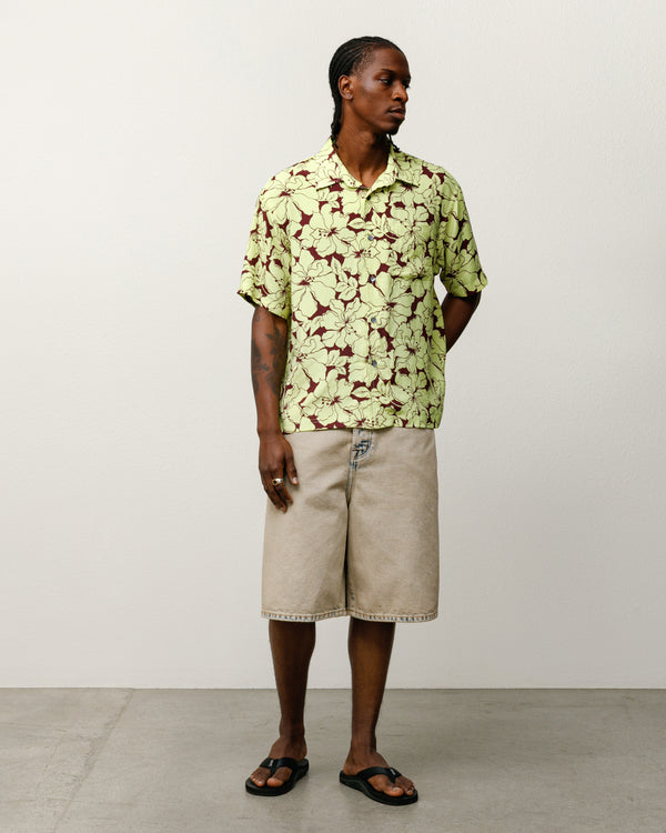 stüssy BIG OL' SHORT DENIM Resin Wash Khaki