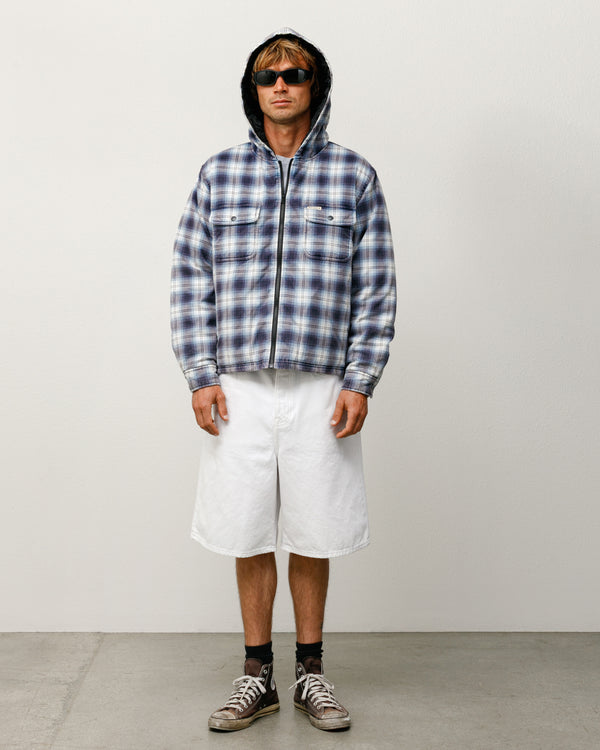 stüssy BIG OL' SHORT DENIM White