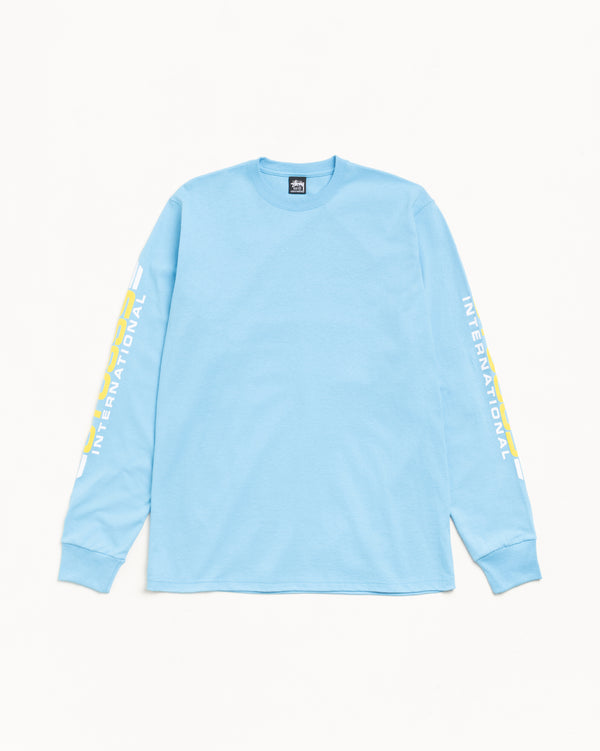 stüssy BLADE LS TEE Sky Blue