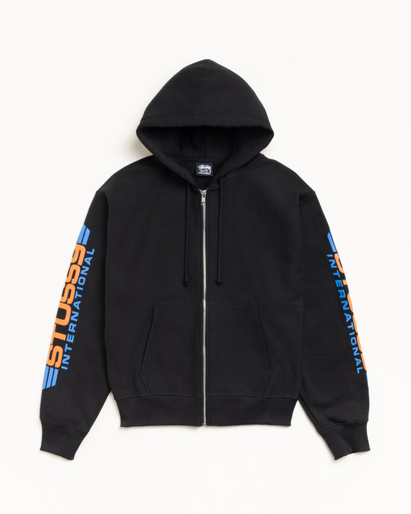 stüssy BLADE ZIP HOODIE Black