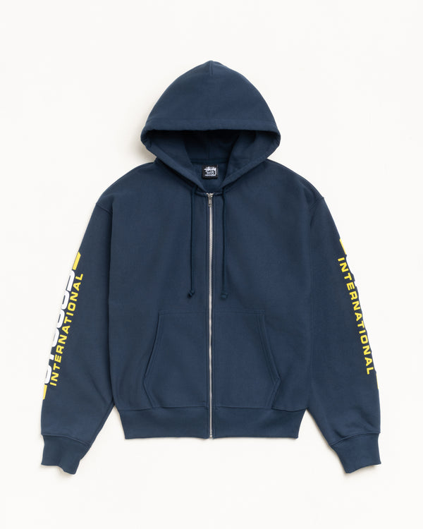 stüssy BLADE ZIP HOODIE Navy