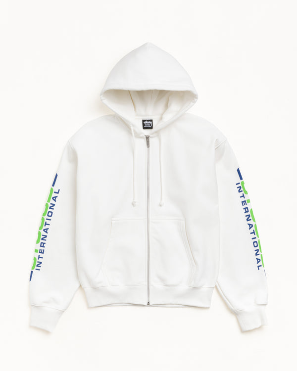 stüssy BLADE ZIP HOODIE Off White