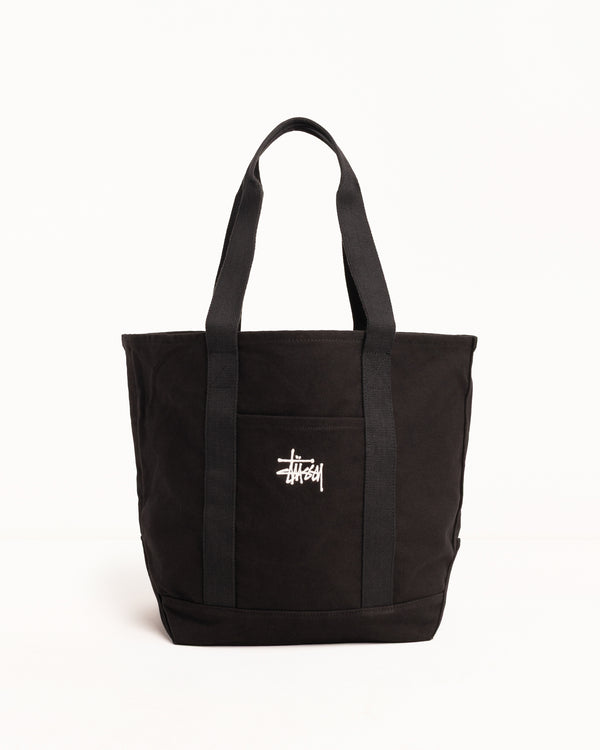 Stüssy CANVAS MARKET TOTE Black