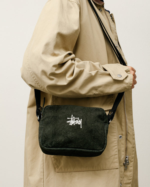 Stüssy CANVAS POUCH Washed Black