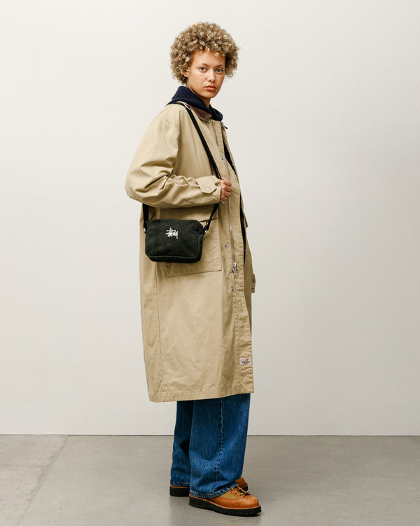 stüssy CANVAS POUCH Washed Black