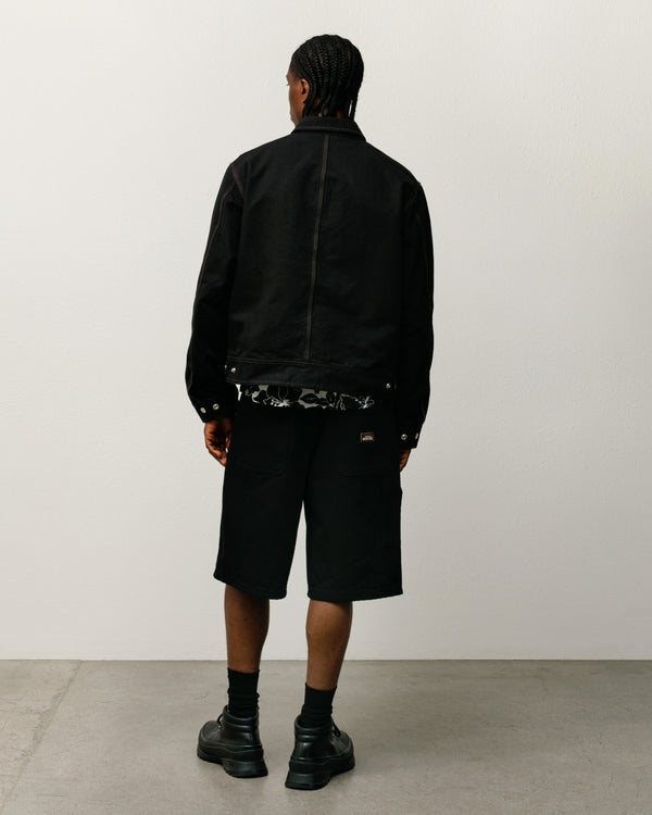 Stüssy CANVAS WORK SHORT Black