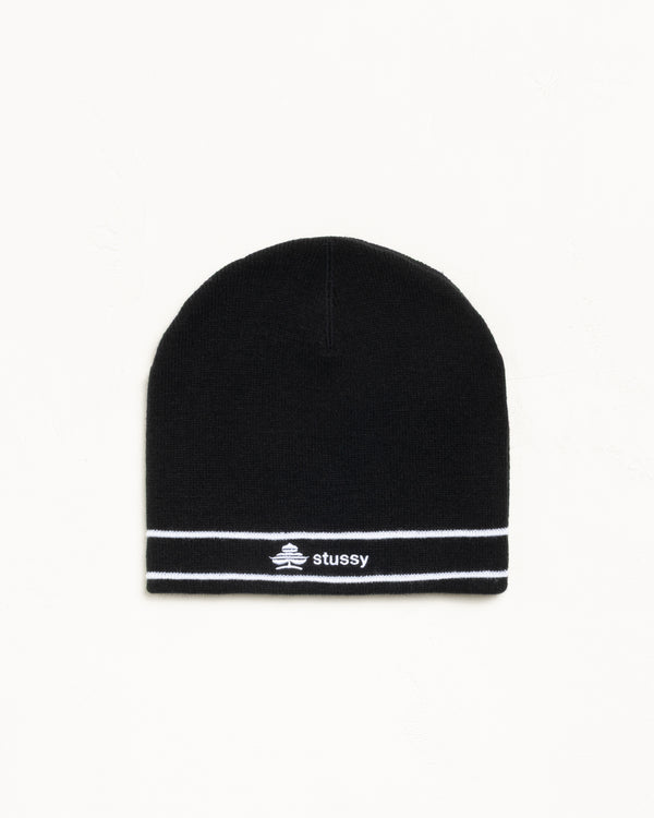 stüssy CLOVER SKULLCAP Black