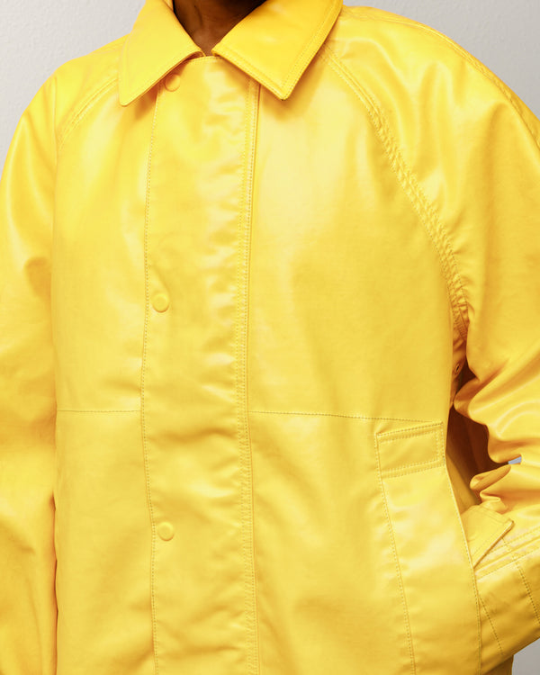 Stüssy COATED FIELD COAT Yellow