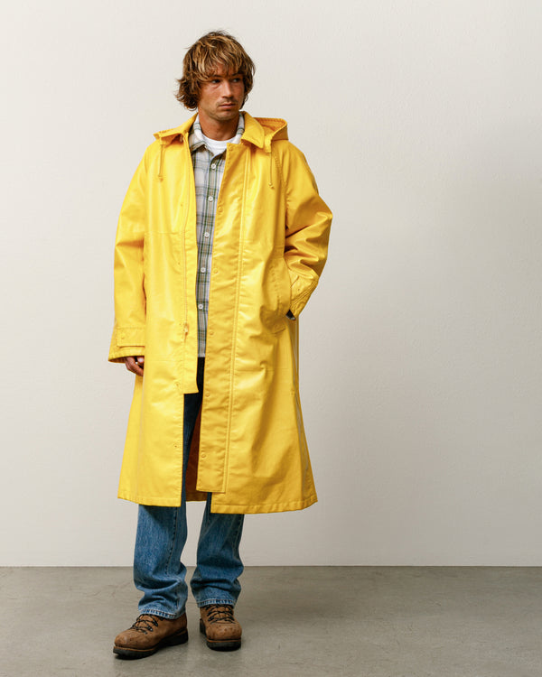 stüssy COATED FIELD COAT Yellow