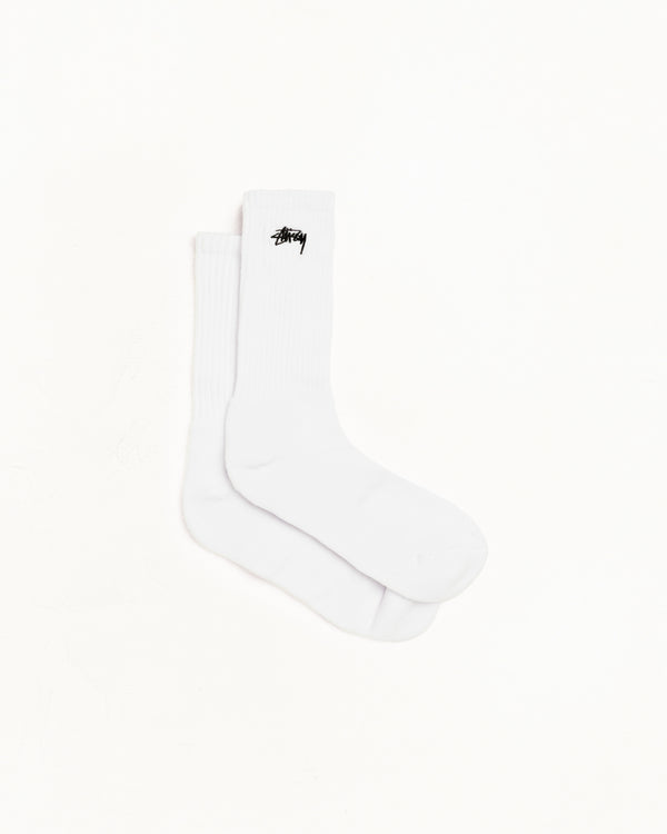 stüssy CREW SOCKS 3 PACK White