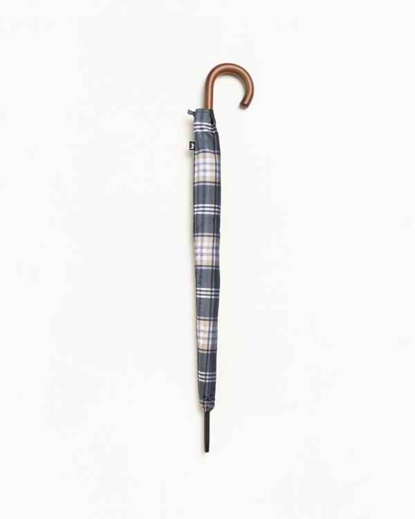 stüssy DOT LOGO UMBRELLA Grey Plaid