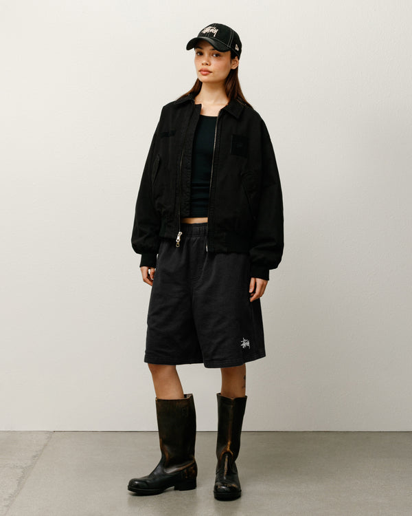 Stüssy DOUBLE LAYER JERSEY SHORT Black