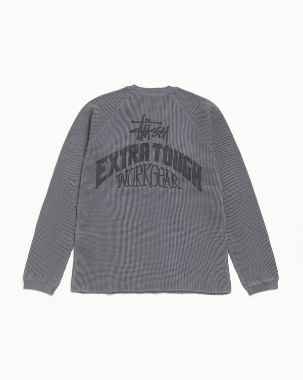 Stüssy EXTRA TOUGH RAGLAN THERMAL Charcoal