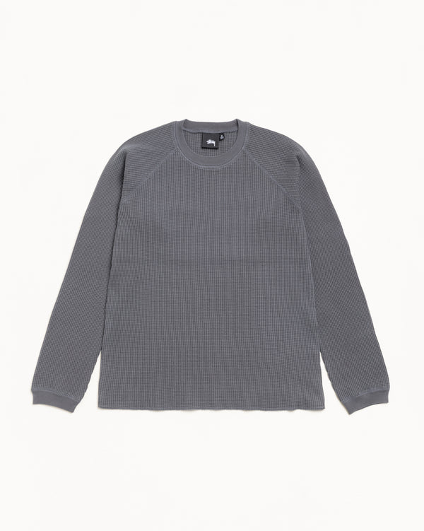 stüssy EXTRA TOUGH RAGLAN THERMAL Charcoal