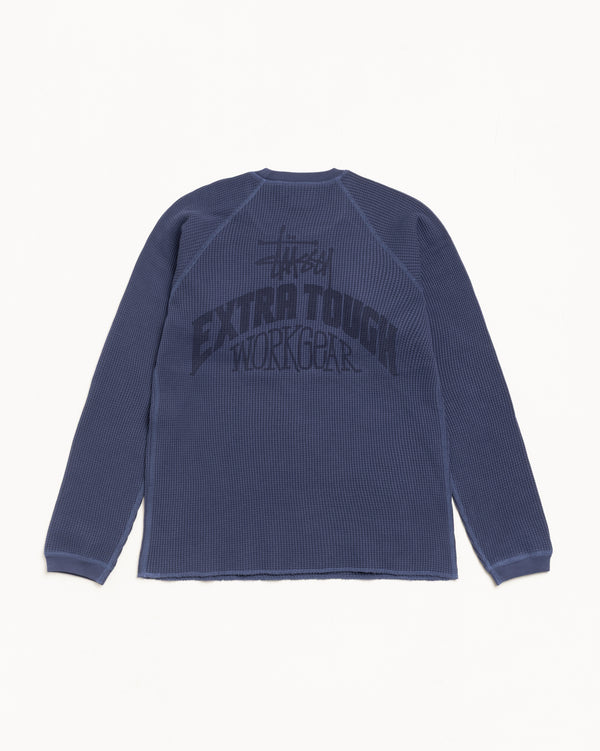Stüssy EXTRA TOUGH RAGLAN THERMAL Navy