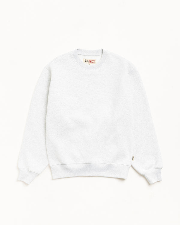 stüssy FLEECE CREW Ash Heather