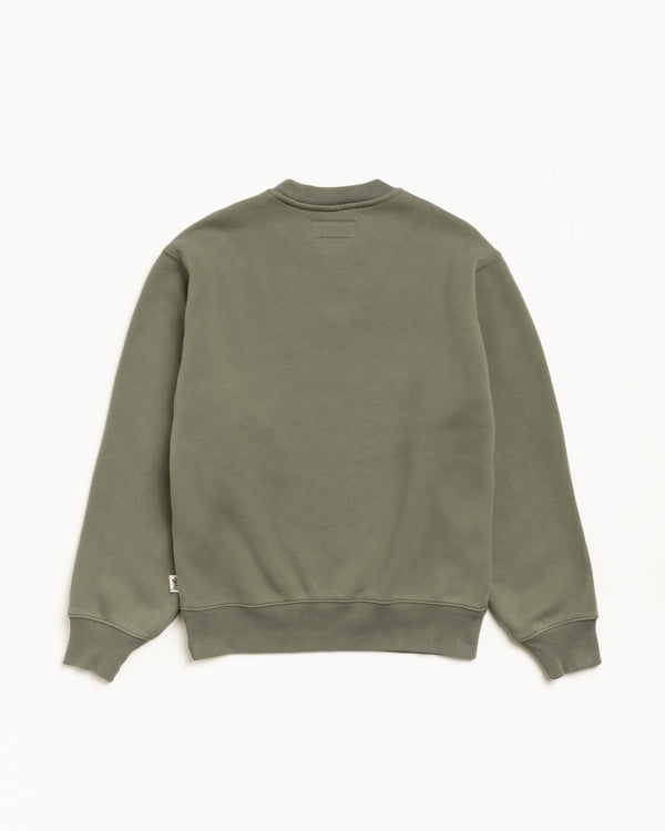 Stüssy FLEECE CREW Green