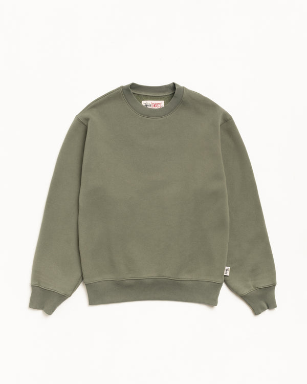 stüssy FLEECE CREW Green