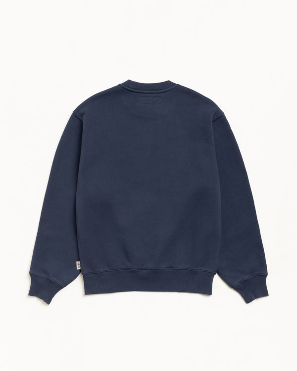 Stüssy FLEECE CREW Navy