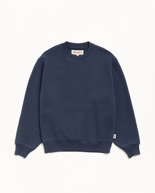 stüssy FLEECE CREW Navy
