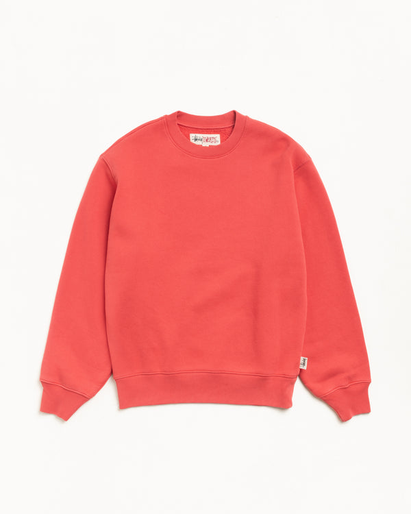 stüssy FLEECE CREW Red