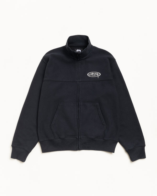 stüssy FLEECE TRACK JACKET Black