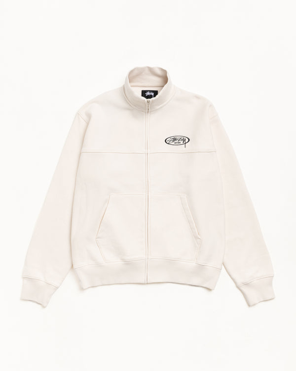 stüssy FLEECE TRACK JACKET Cream